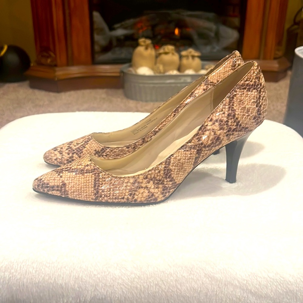 Nickels Snakeskin Heels